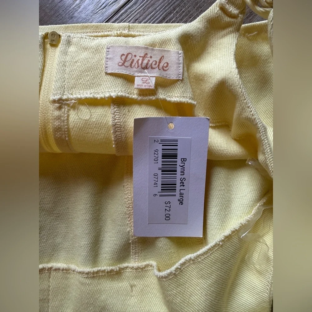 Listicle Mustard Skirt Set - Picture 5 of 8